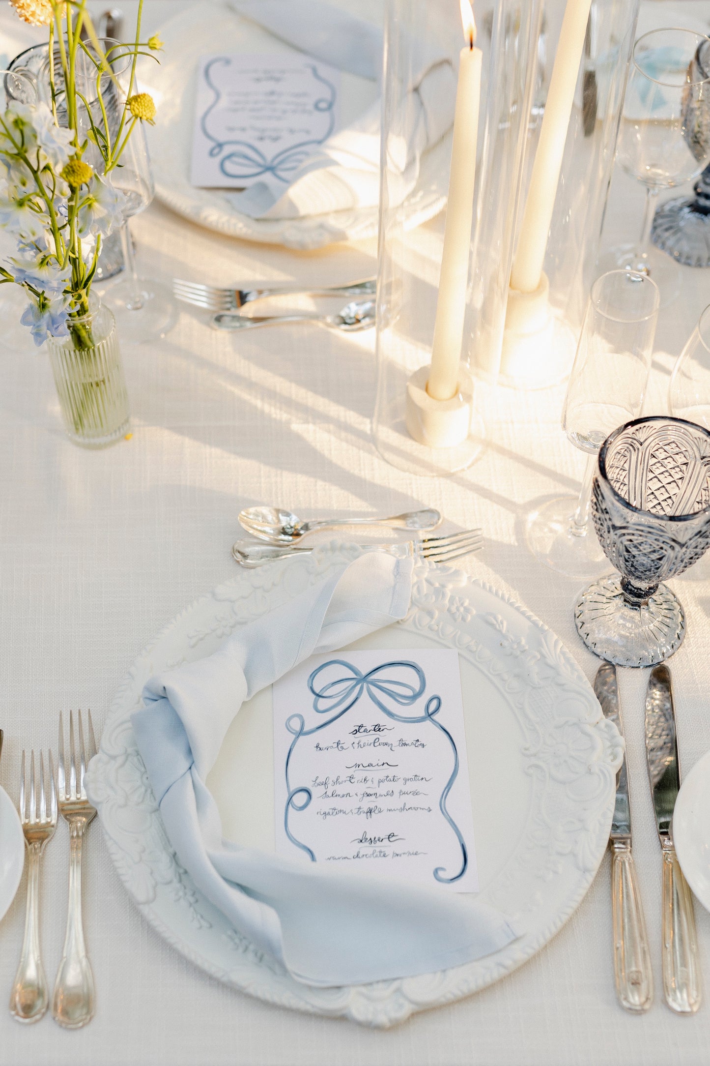 The Watercolour Menu
