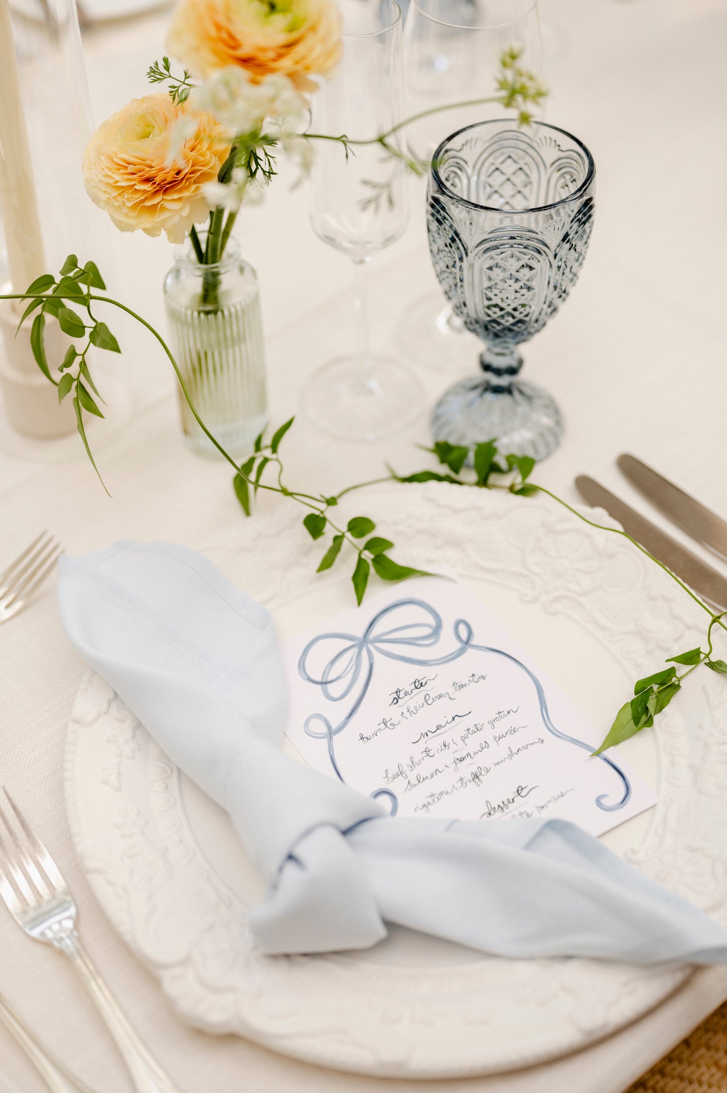 The Watercolour Menu