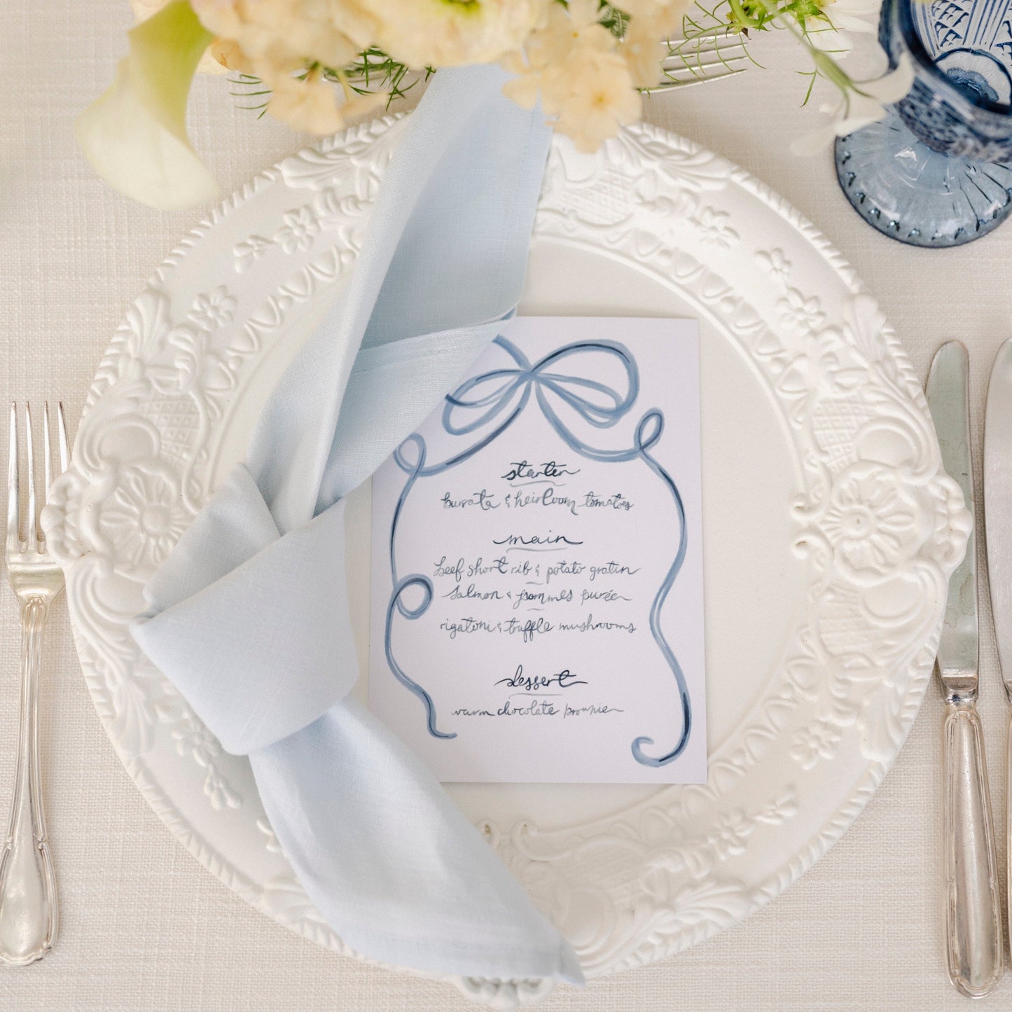 The Watercolour Menu