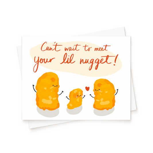 The Lil Nugget Baby Card