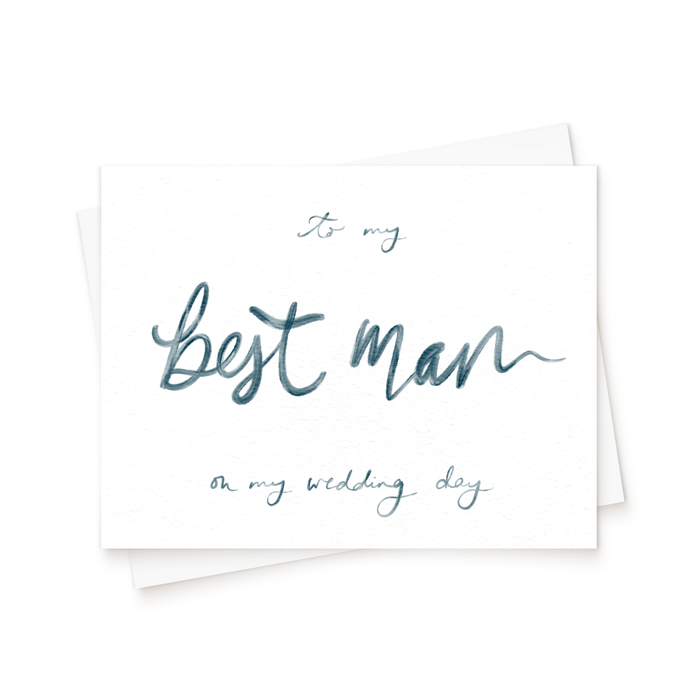 The Watercolour Wedding Day Card