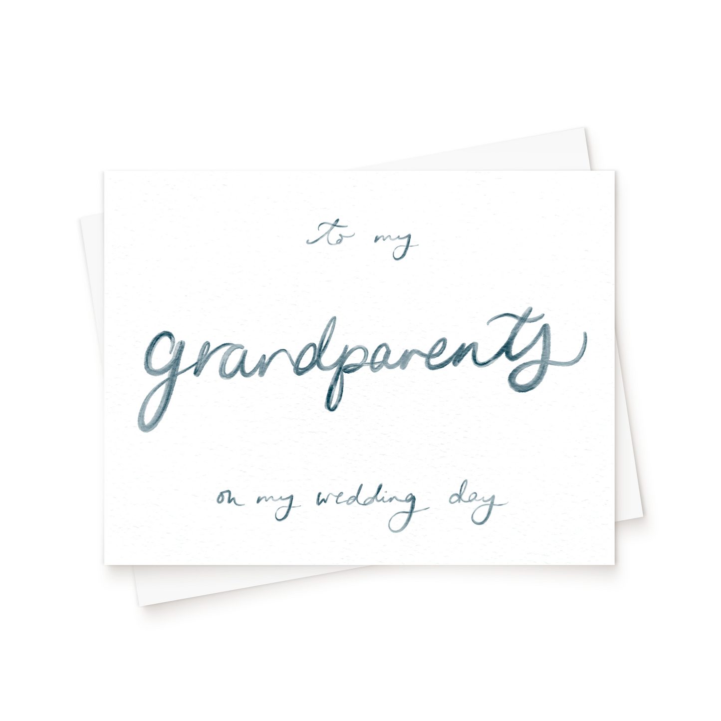 The Watercolour Wedding Day Card