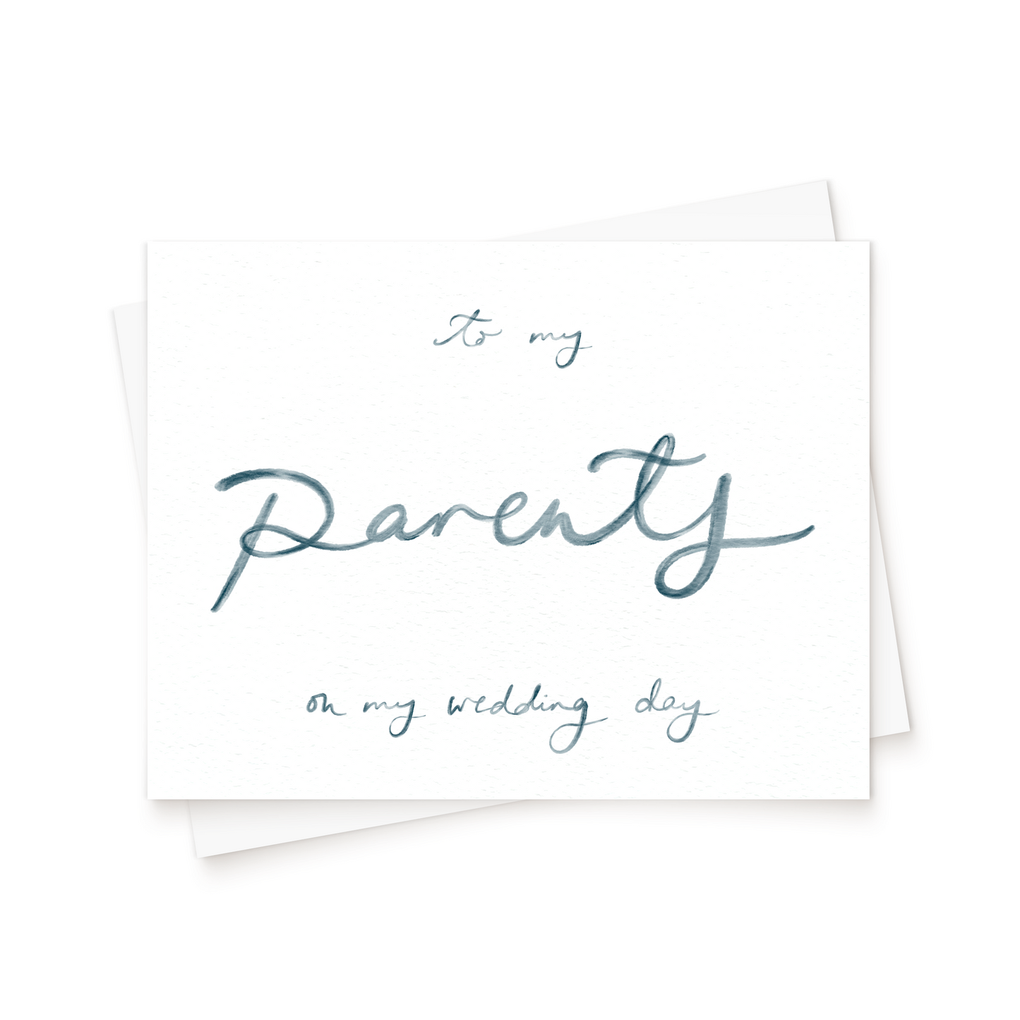 The Watercolour Wedding Day Card