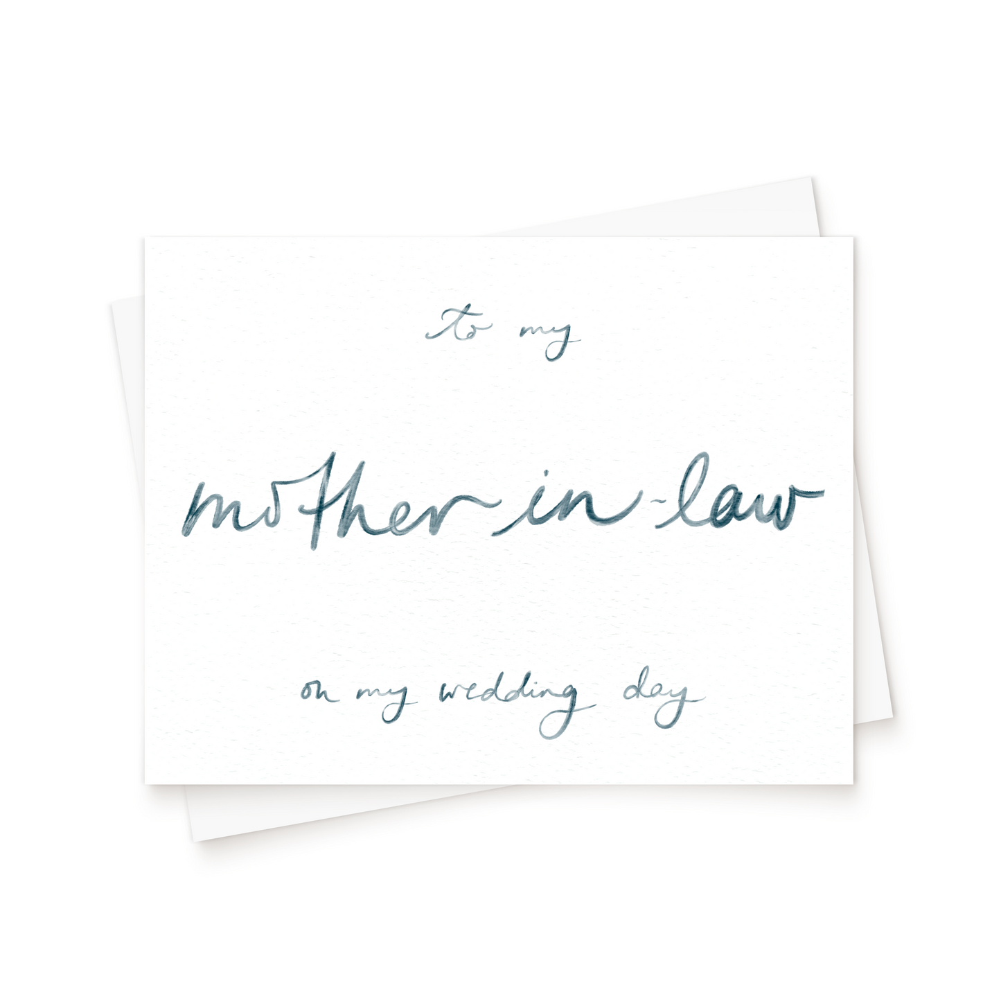The Watercolour Wedding Day Card