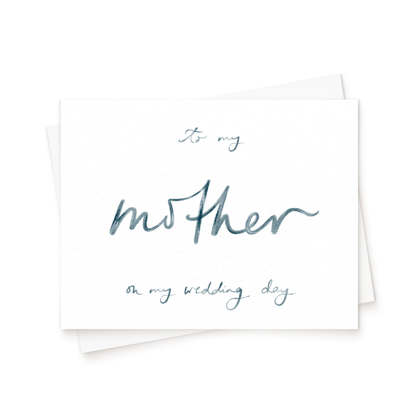 The Watercolour Wedding Day Card