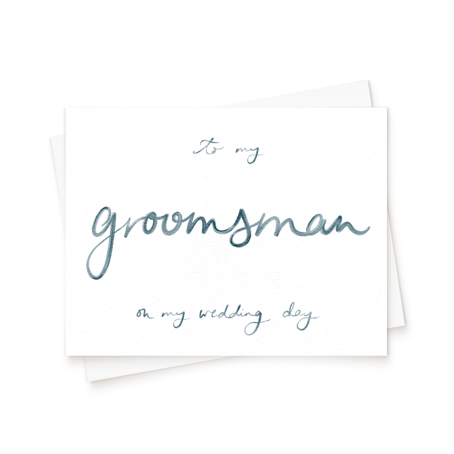 The Watercolour Wedding Day Card
