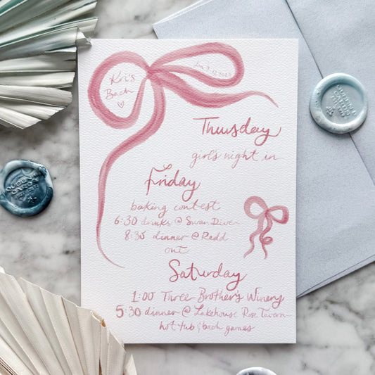 The Watercolour Itinerary