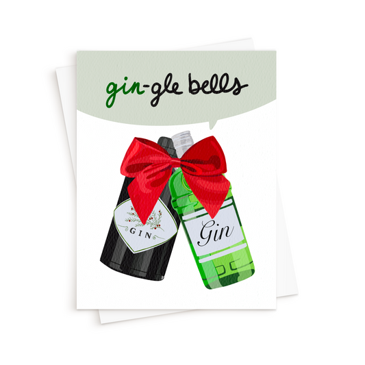 The Gin-gle Bells Card
