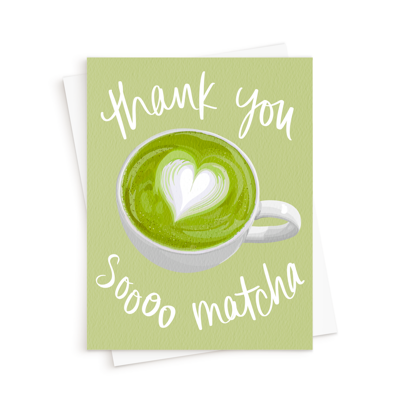 The Matcha Thank You Card