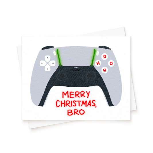 The Gamer Bro Christmas Card