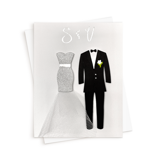The Bride and Groom Card