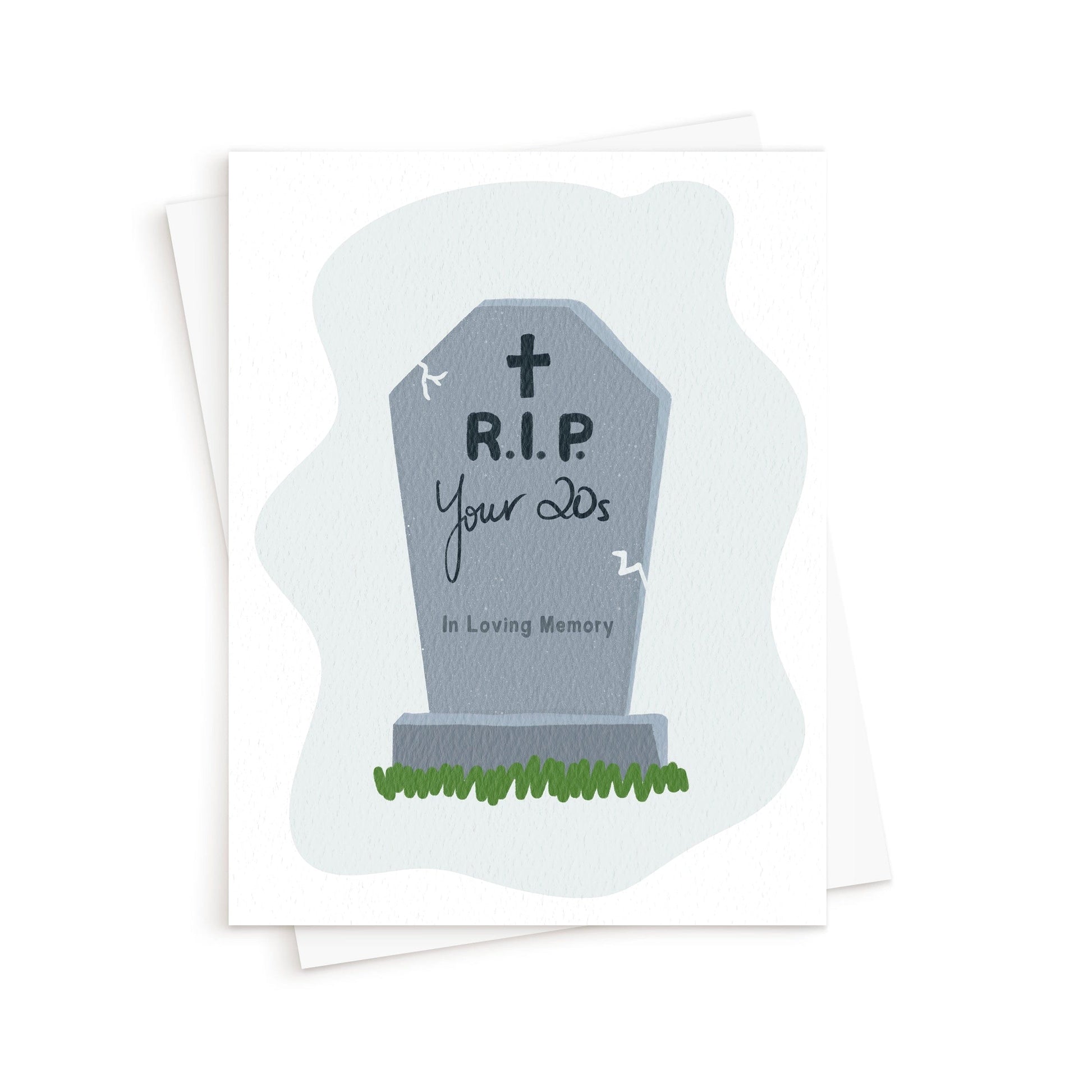 The RIP Your 20s Card. Funny Birthday Card. 30th Birthday Card.