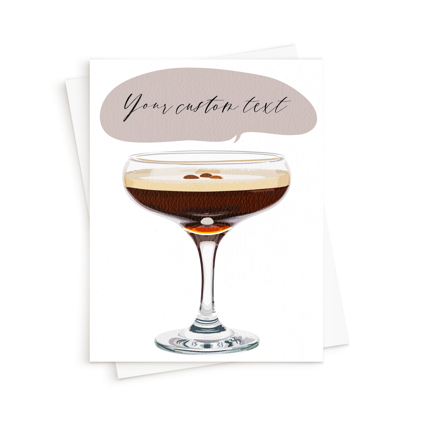 The Espresso Martini Birthday Card
