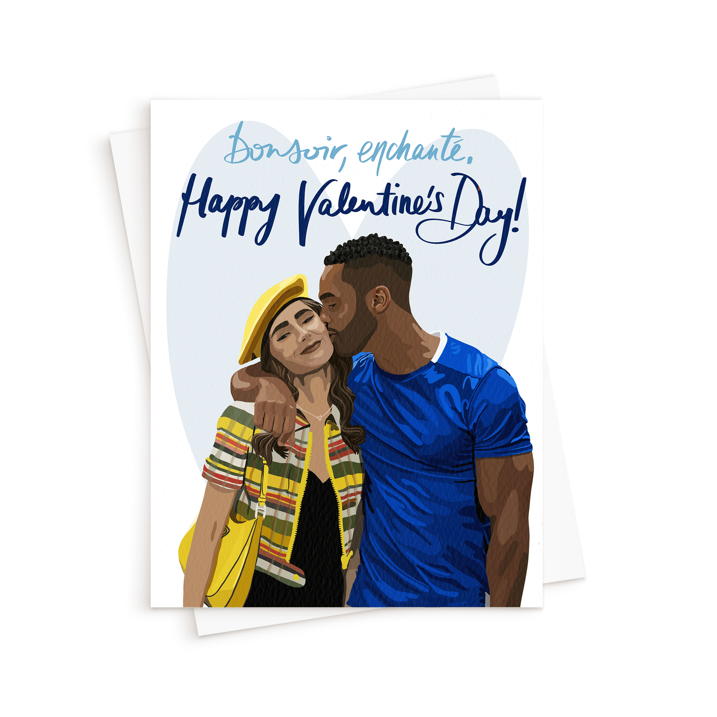 The Emily In Paris Alfie Card. Custom Greeting Cards.