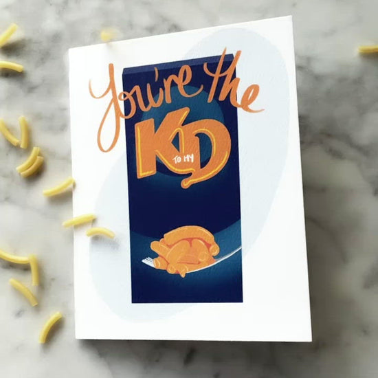 The Kraft Dinner Card. Custom Cards. Anniversary Card.