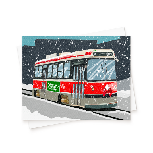 The Toronto Streetcar Holiday Card