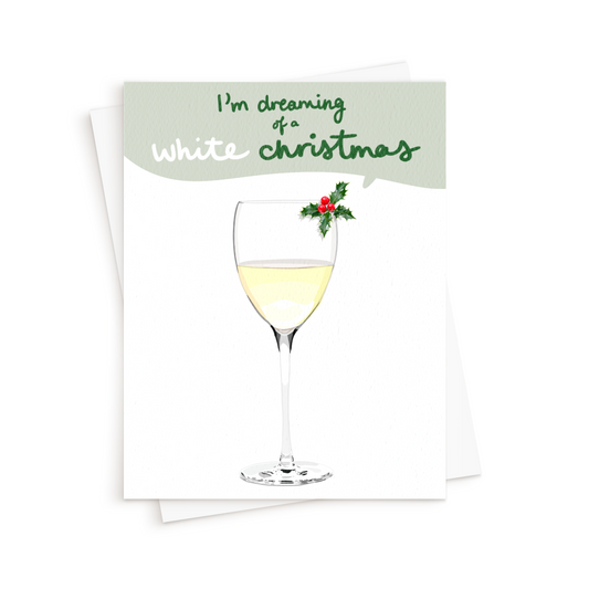 The White Wine Christmas Card