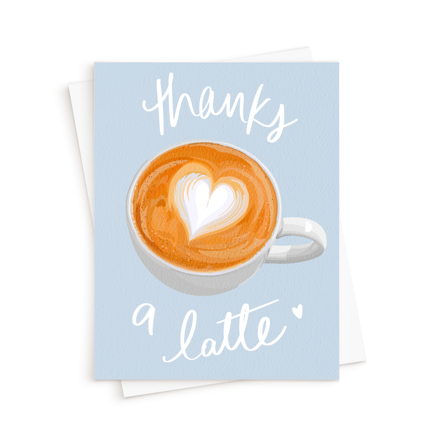The Latte Thank You Card