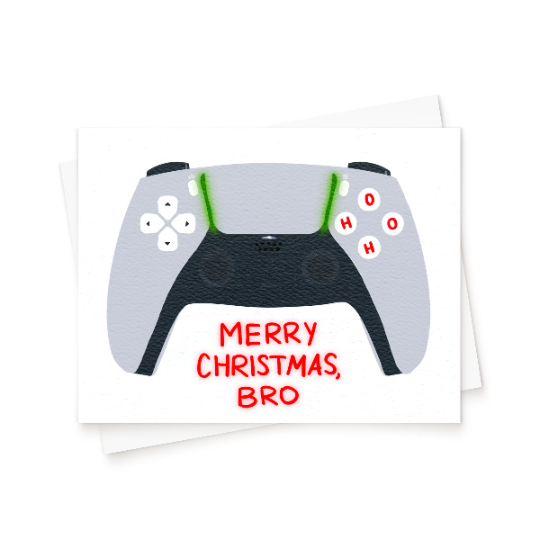 The Gamer Bro Christmas Card
