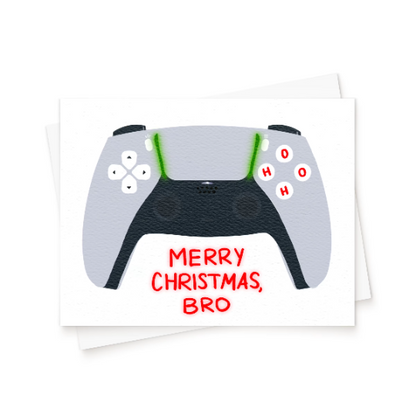 The Gamer Bro Christmas Card