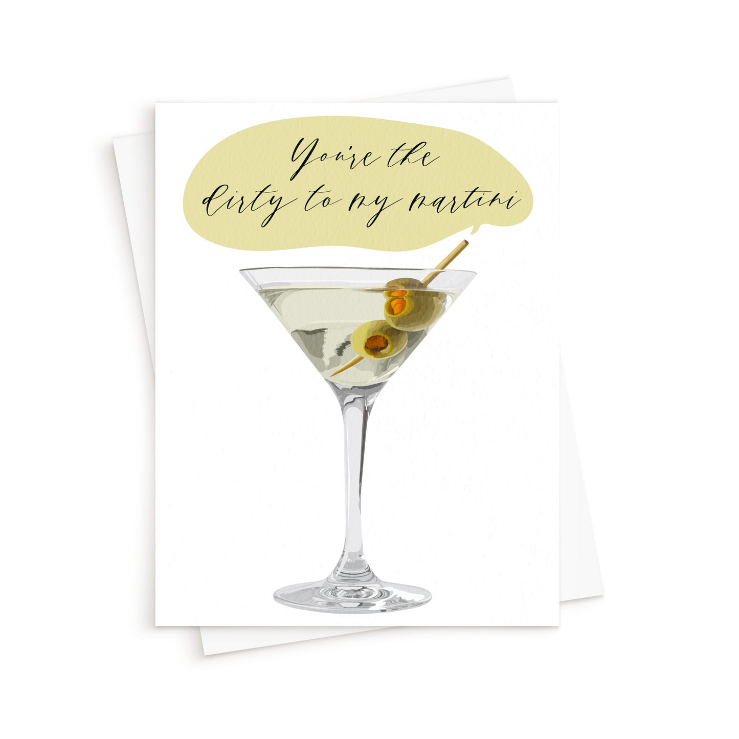 The Dirty Martini Card