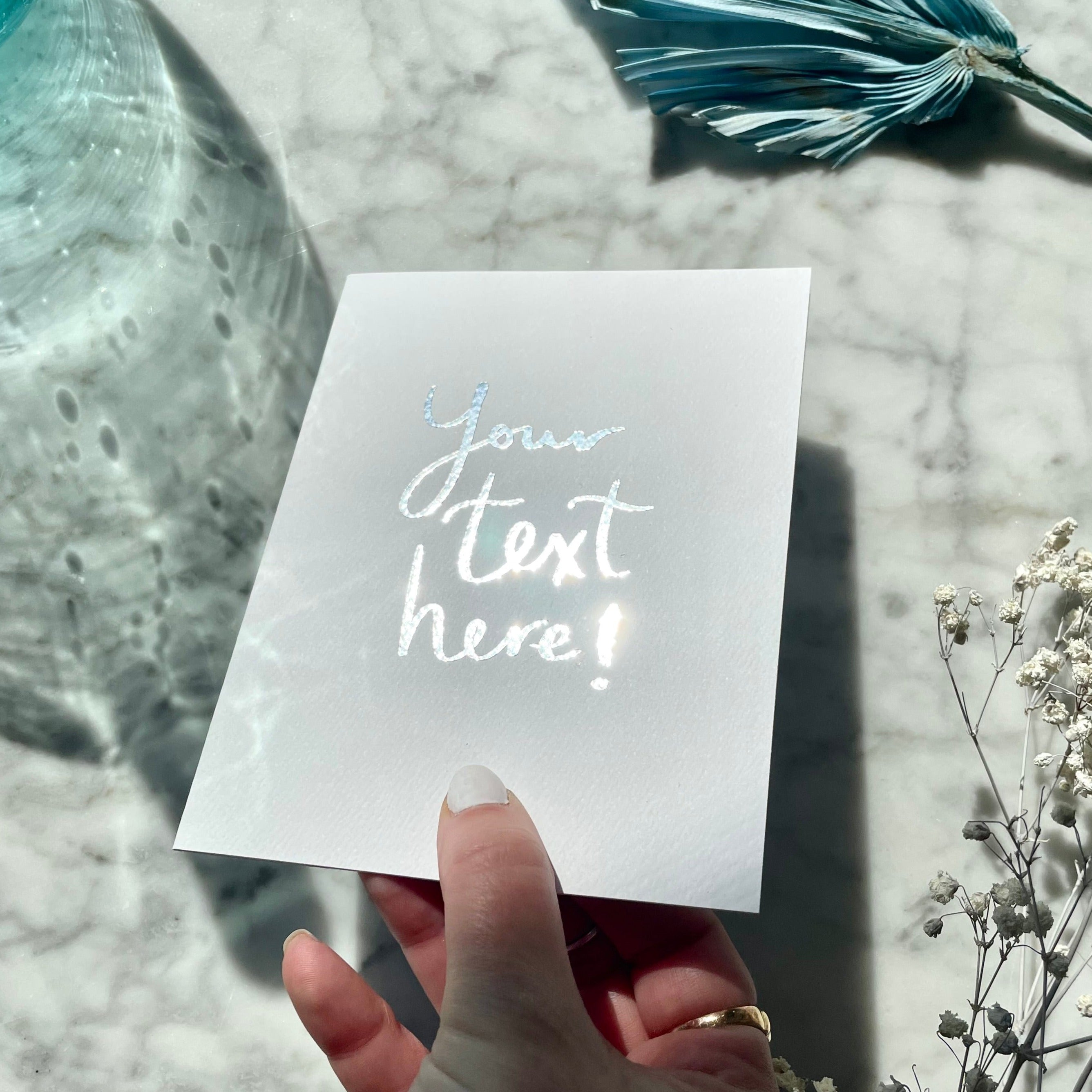 Fun Card Text The Custom Text Card | Custom & Fun Greeting Cards | Queen B Cards