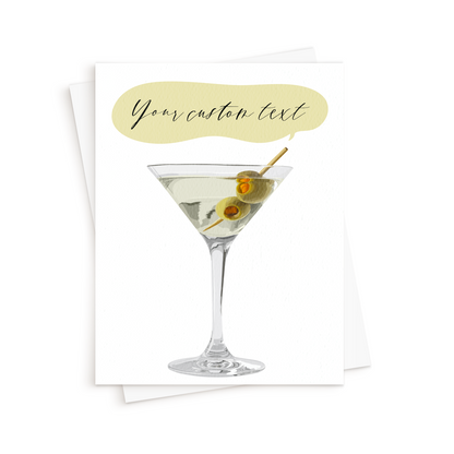 The Dirty Martini Birthday Card