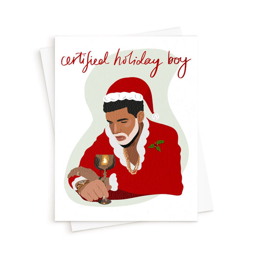 The Certified Holiday Boy Card