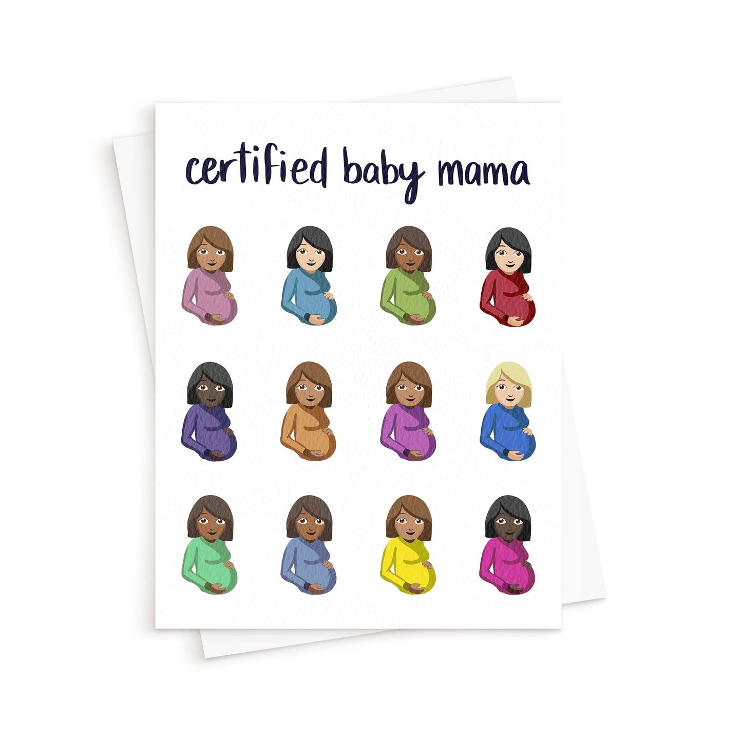 The Certified Baby Mama Card. Card inspired by Drake Album. Funny Baby Shower Card for Millenials.