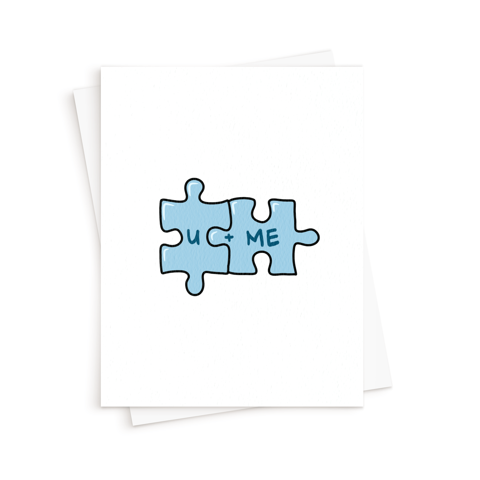 The Puzzle Piece Card. Birthday Card. Anniversary Card. Valentine's Day Card.