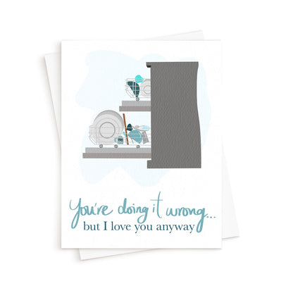 The Dishwasher Card. Funny Greeting Cards. Custom Cards Toronto.