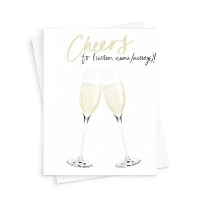 The Champagne Cheers Card