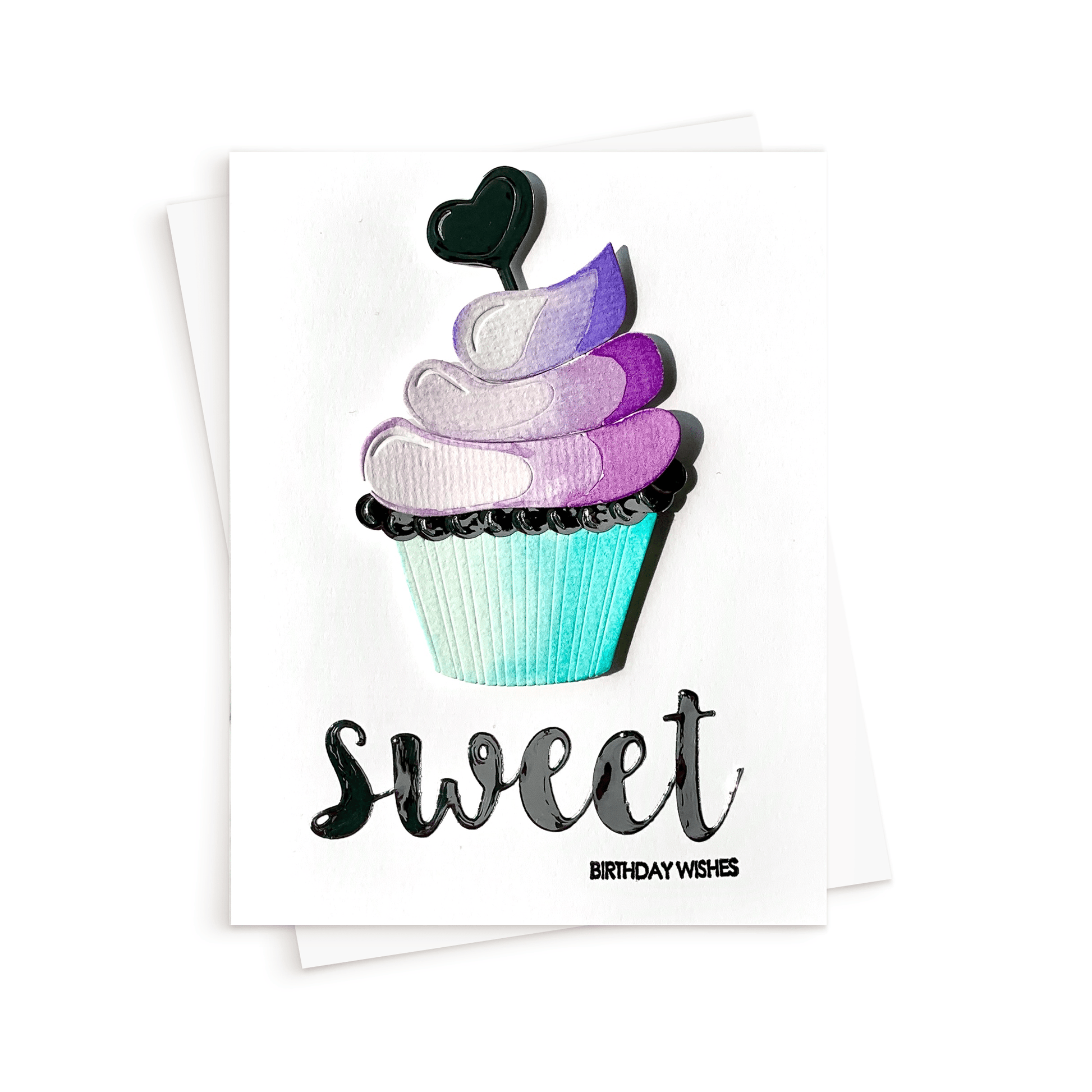 The Cupcake Card-Handmade-Queen B Cards