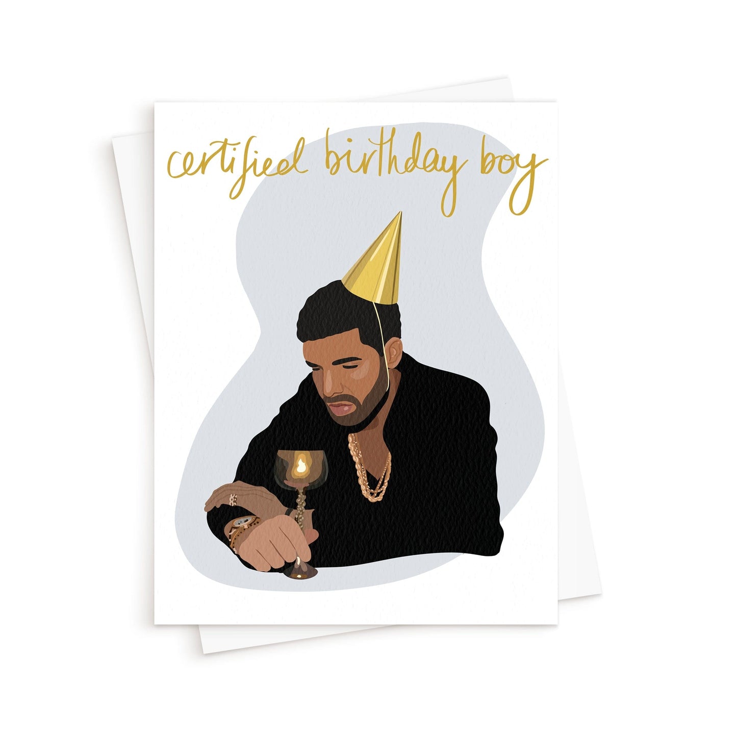 The Drake 0-100 Real Quick Birthday Card. Drake Inspired Greeting Card. Custom Cards Toronto. Custom Cards Canada.