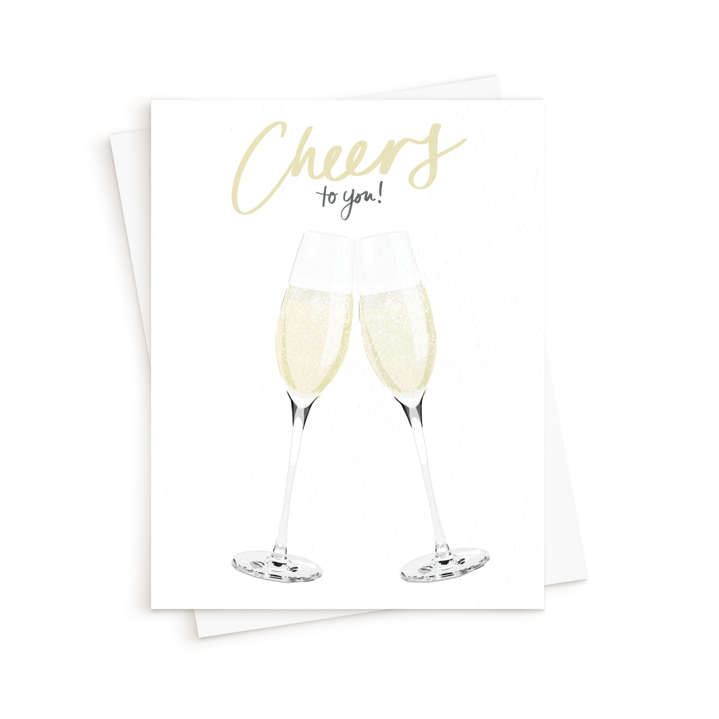 The Champagne Cheers Card