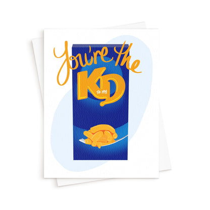 The Kraft Dinner Card. Custom Cards. Anniversary Card.